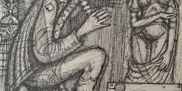 o.T. (König mit Harfe)